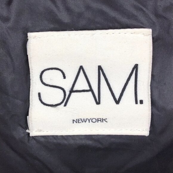 SAM New York Magenta Pink Iconic Freestyle 80%Goose Down Winter Puffer Jacket ~S - Picture 4 of 16